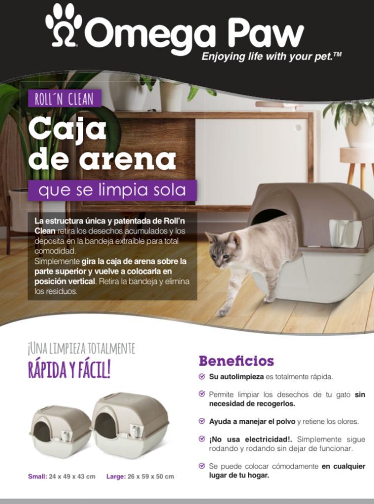 Omega Roll'n Clean Litter Box3