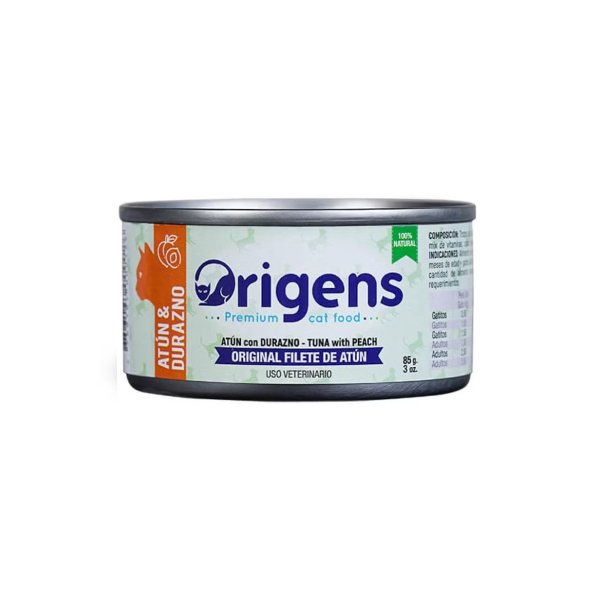Origens Filete de Atun con Durazno lata 85 g1