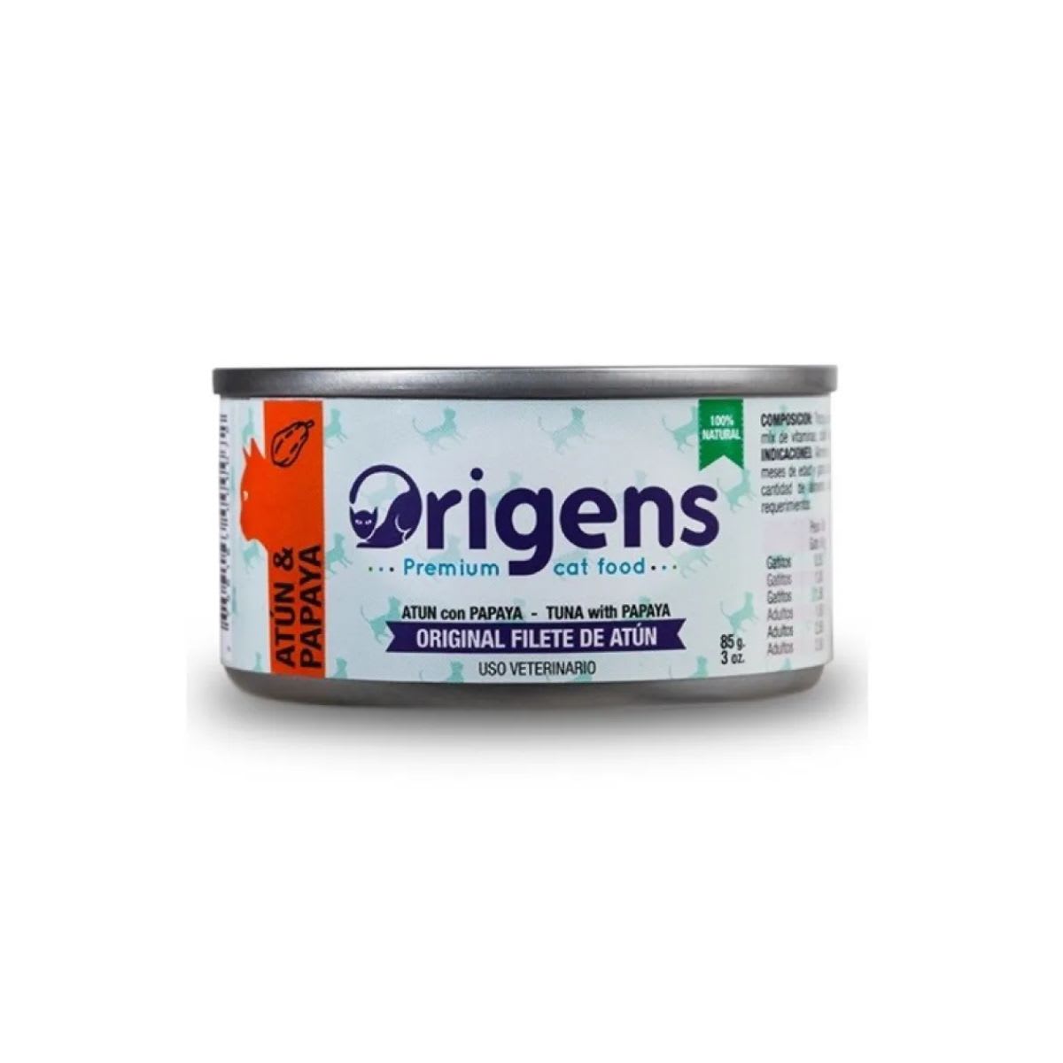 Origens Filete de Atun con Papaya lata 85 g1