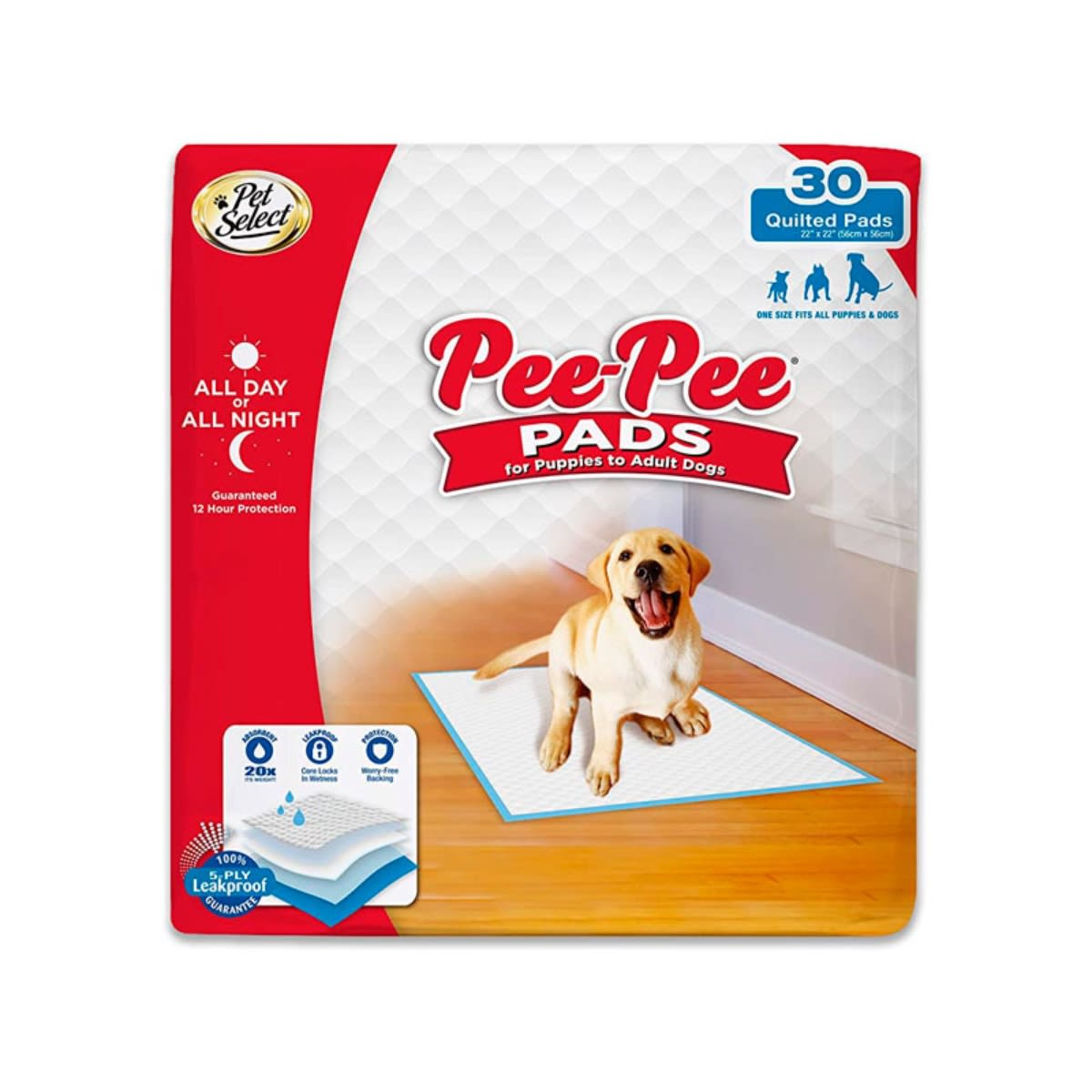 PAÑAL FOUR PAWS PET SELECT PEE PEE PADS 30 UND1