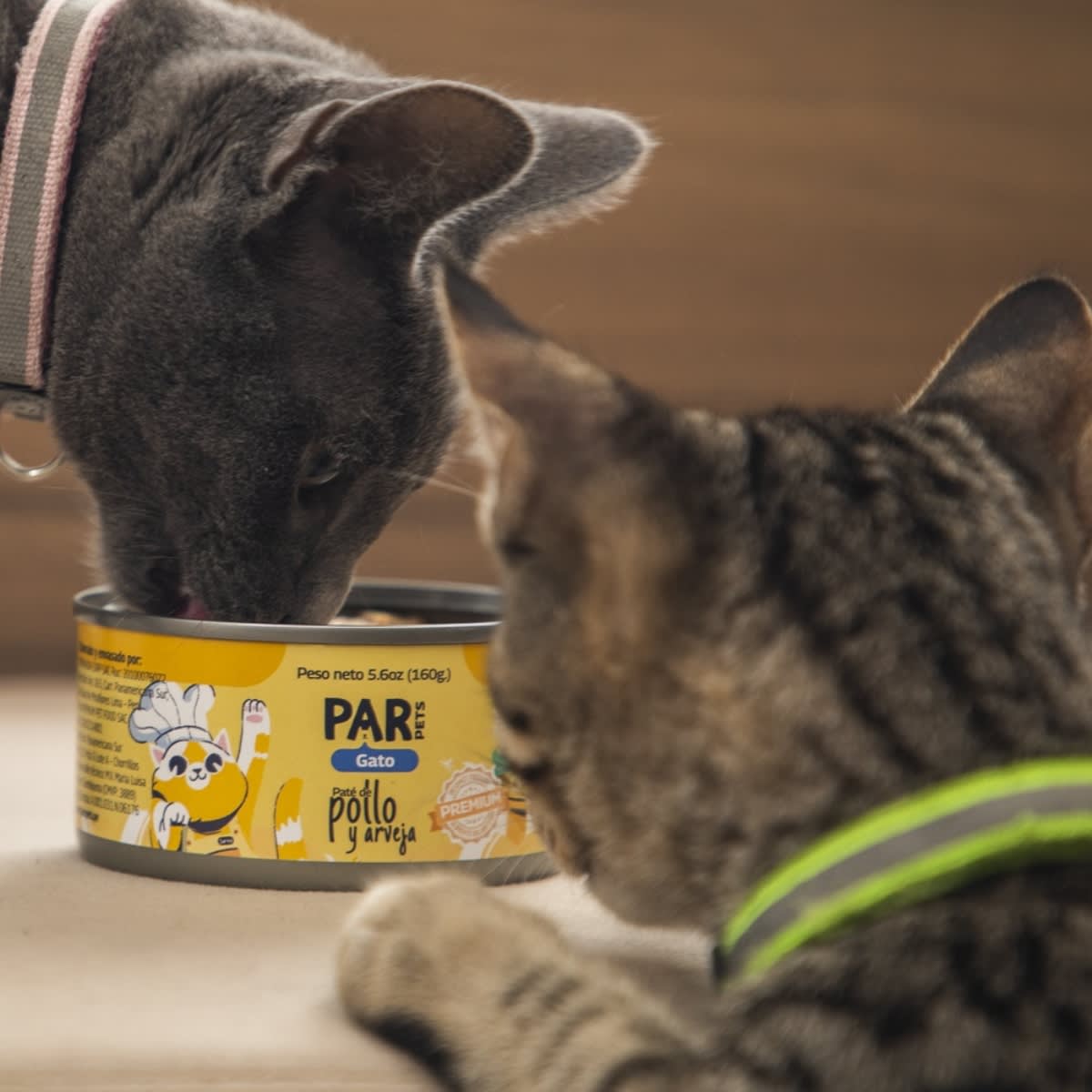 Par Pets gato paté de pollo y arveja 160 g2