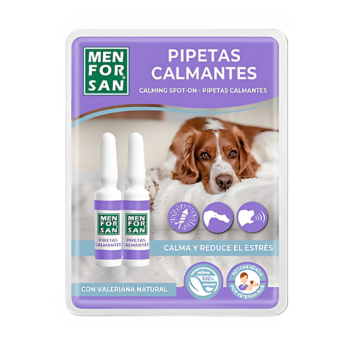 PIPETA CALMANTE PARA PERROS MEN FOR SAN X 2 UN1