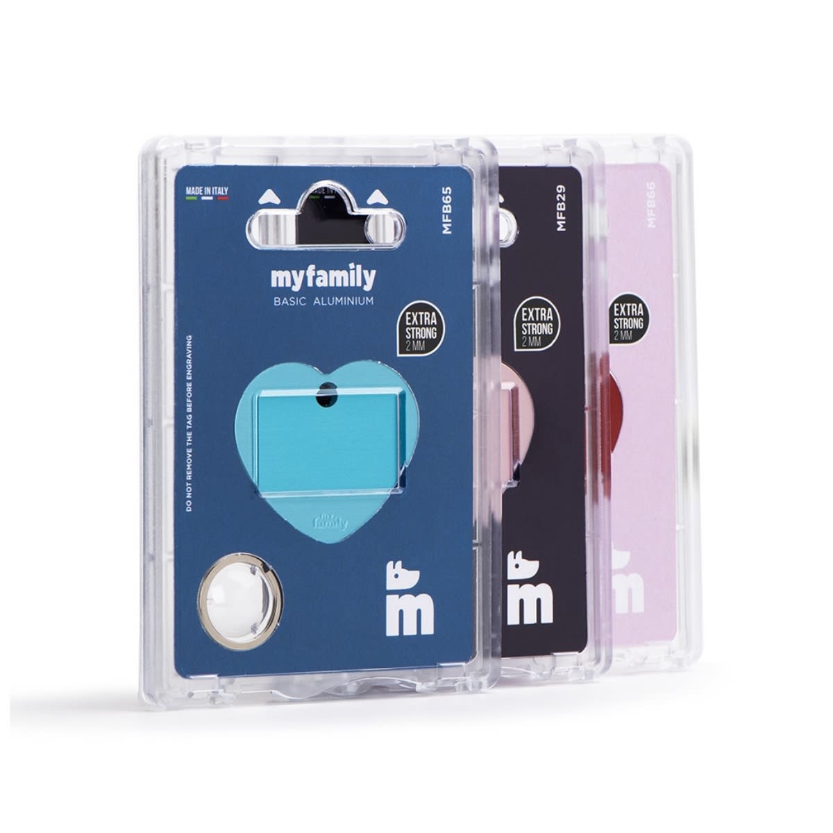 PLACA BASIC ALUMINUM BIG HEART3