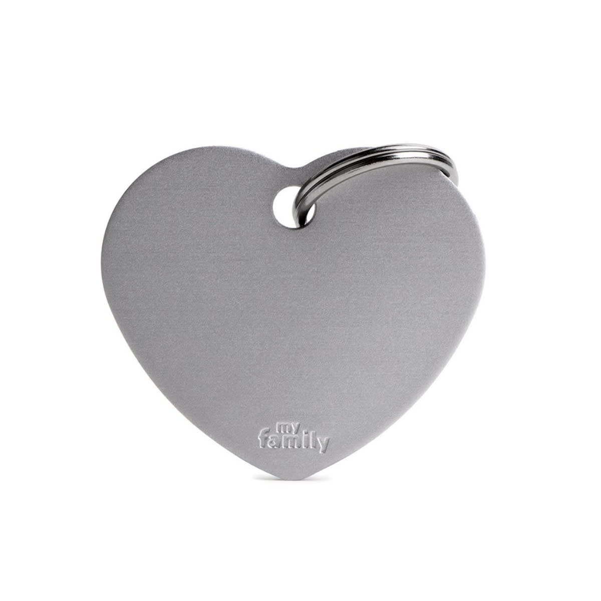 PLACA BASIC ALUMINUM BIG HEART8