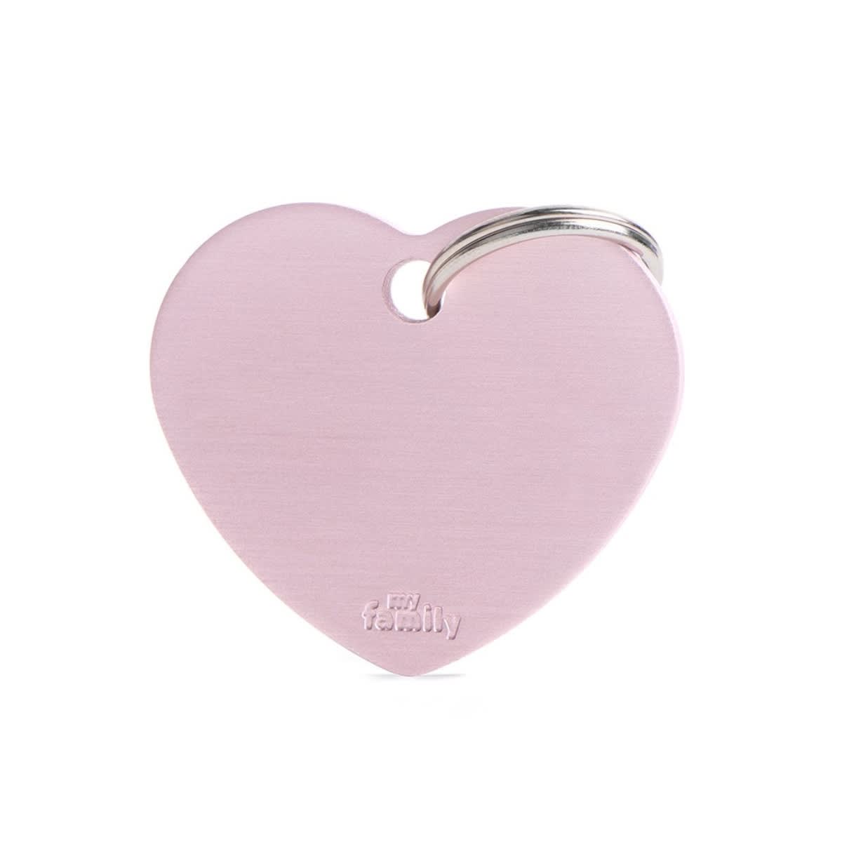 PLACA BASIC ALUMINUM BIG HEART9