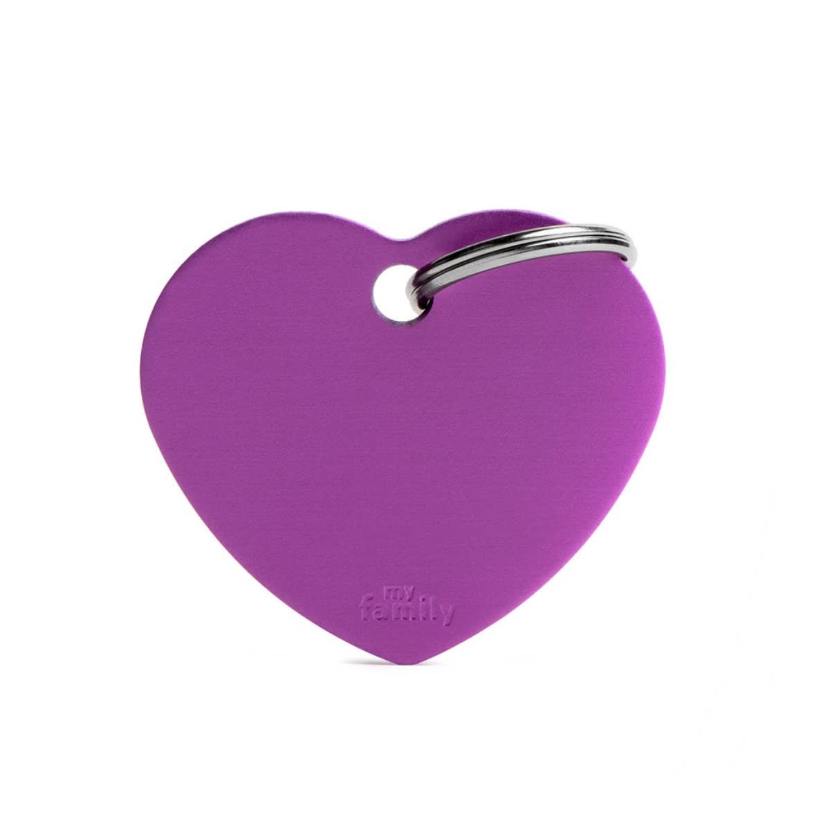 PLACA BASIC ALUMINUM BIG HEART10