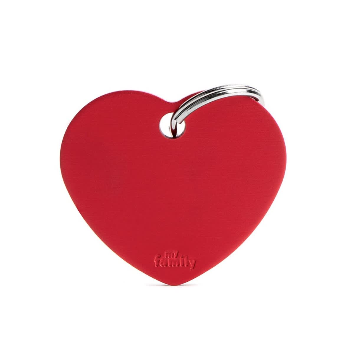 PLACA BASIC ALUMINUM BIG HEART1
