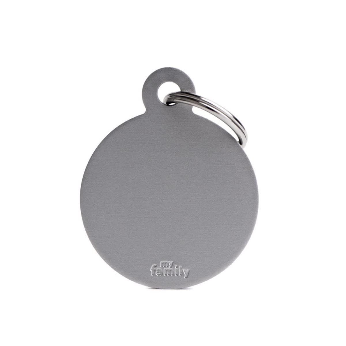 PLACA BASIC ALUMINUM BIG ROUND8