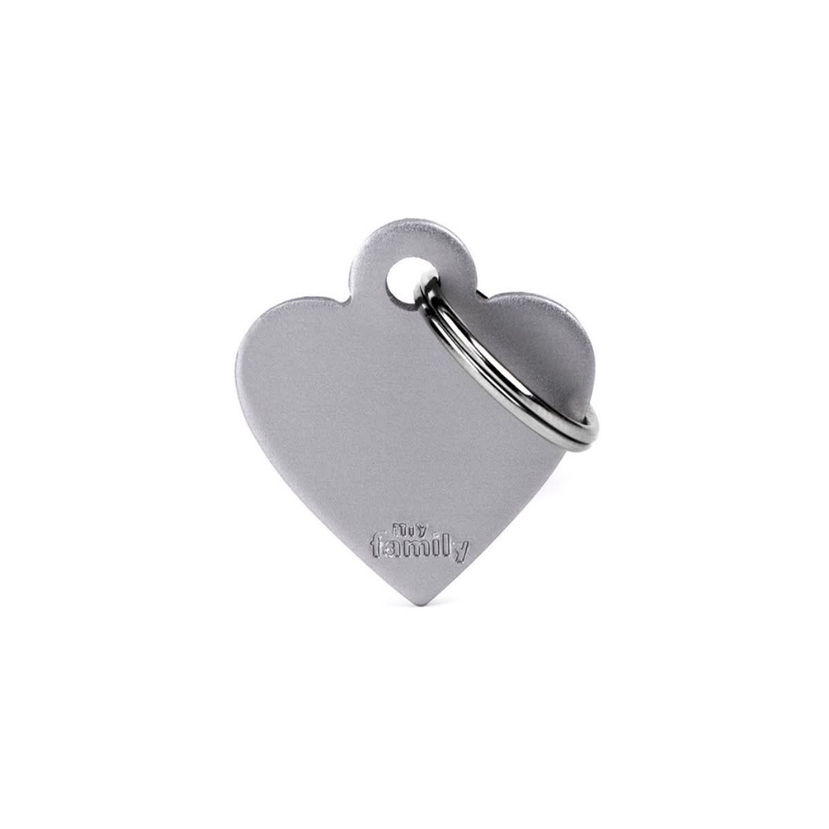 PLACA BASIC ALUMINUM SMALL HEART6