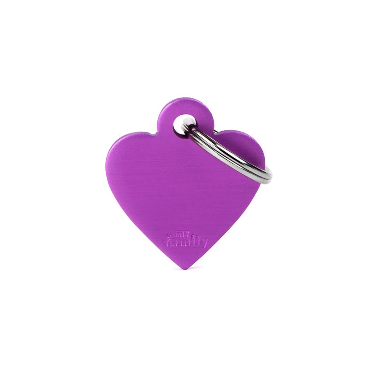 PLACA BASIC ALUMINUM SMALL HEART9