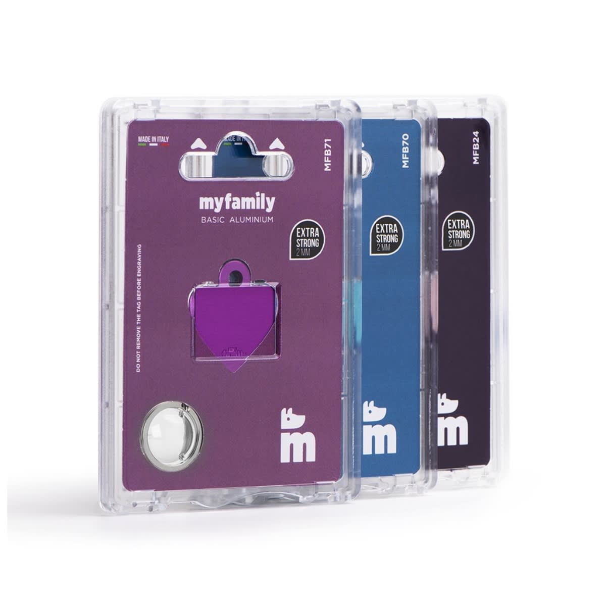 PLACA BASIC ALUMINUM SMALL HEART2