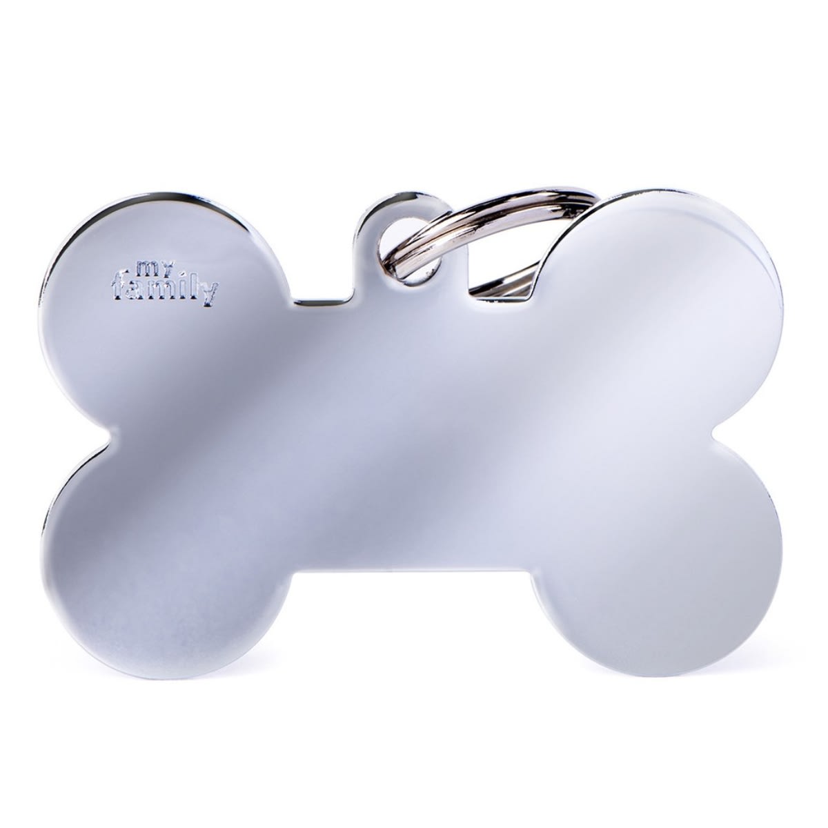 PLACA BASIC CHROME XL BONE CHROMED BRASS (MFXL09)1