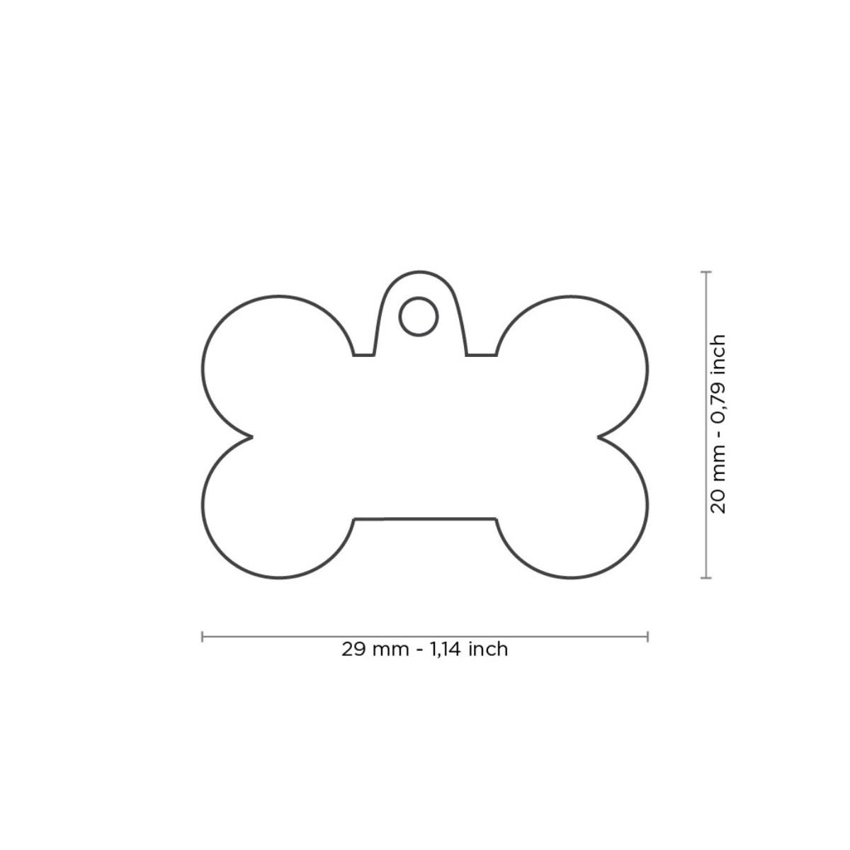 PLACA BASIC HANDMADE HUESO PEQUEÑO5