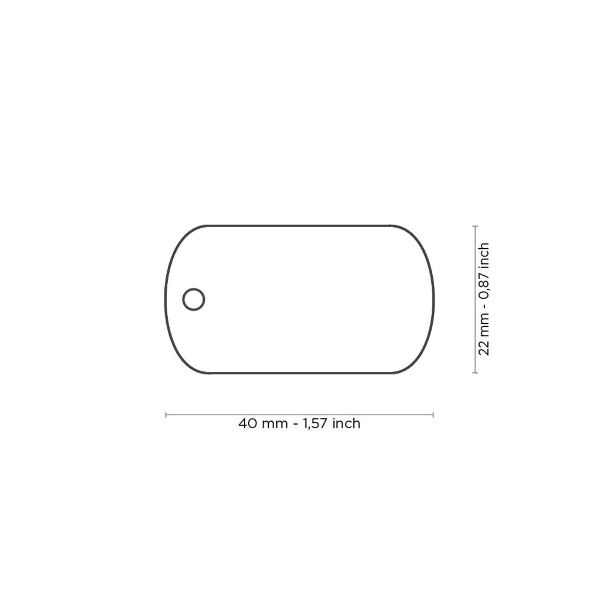 PLACA BASIC MILITARY SMALL (MFB44)3
