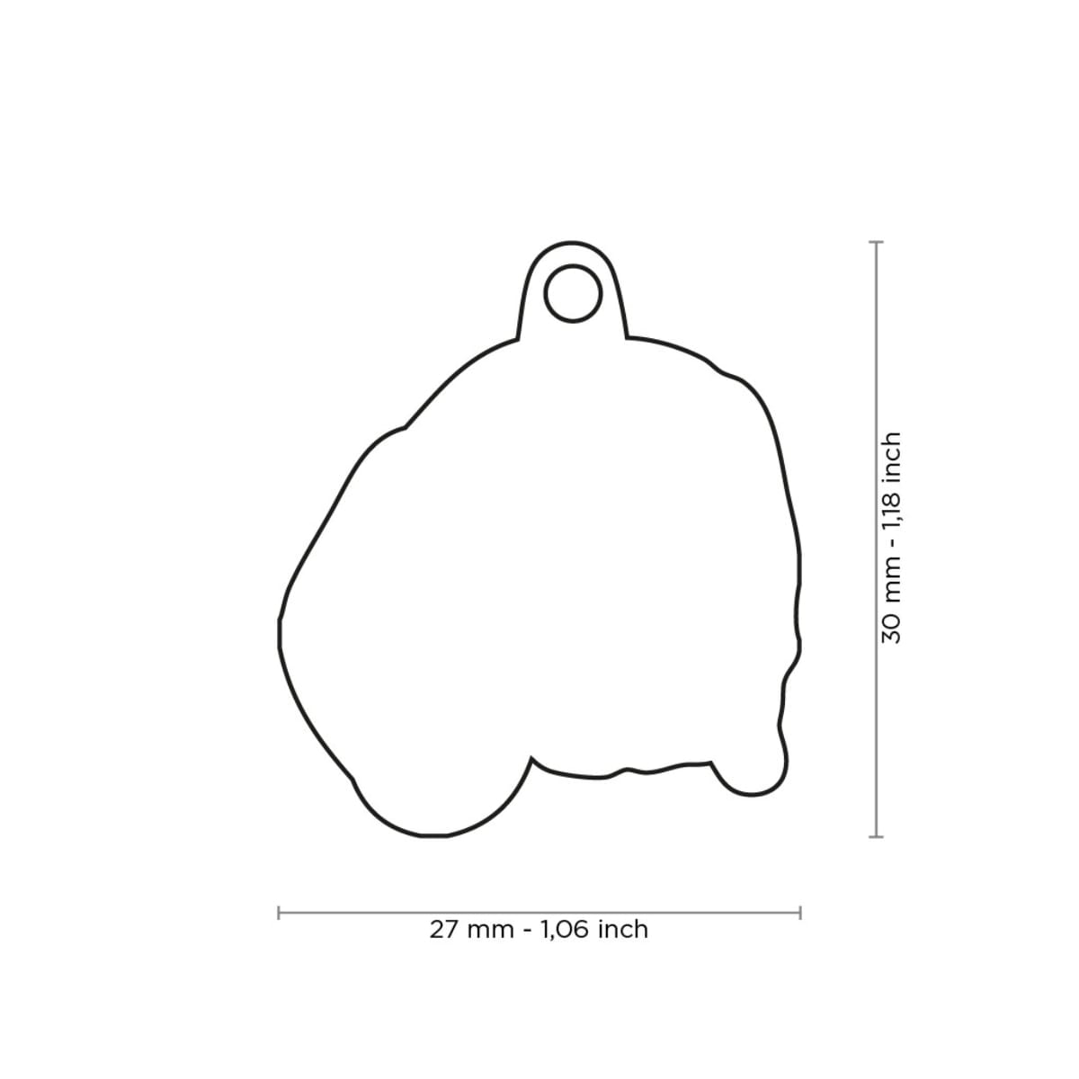 PLACA FRIENDS BEAGLE (MF04N)3