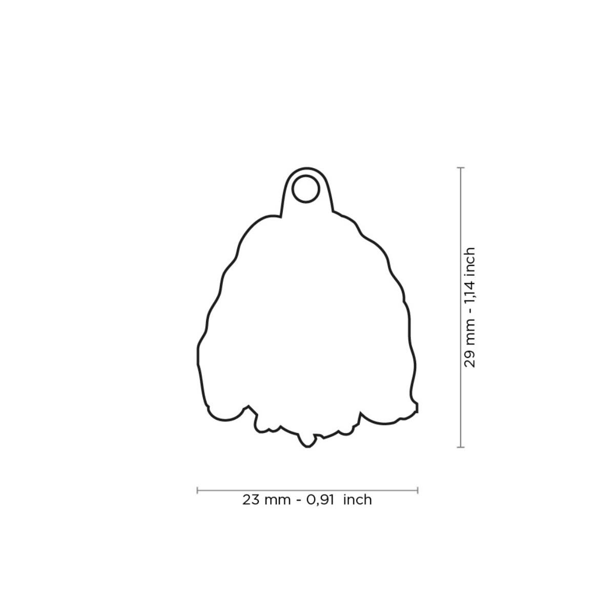 PLACA FRIENDS SHIH TZU GRIS (MF16NGREY)3