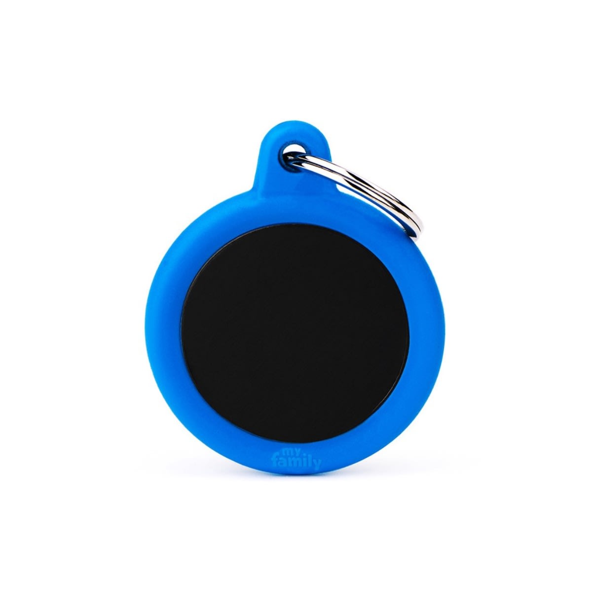 PLACA HUSHTAG ALUMINIUM CIRCLE WITH RUBBER9