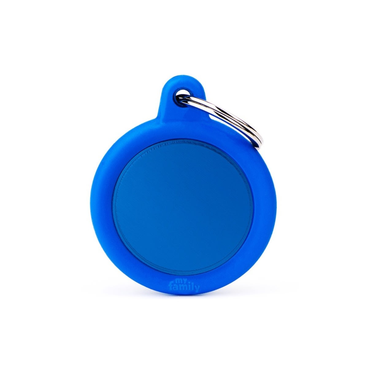 PLACA HUSHTAG ALUMINIUM CIRCLE WITH RUBBER3