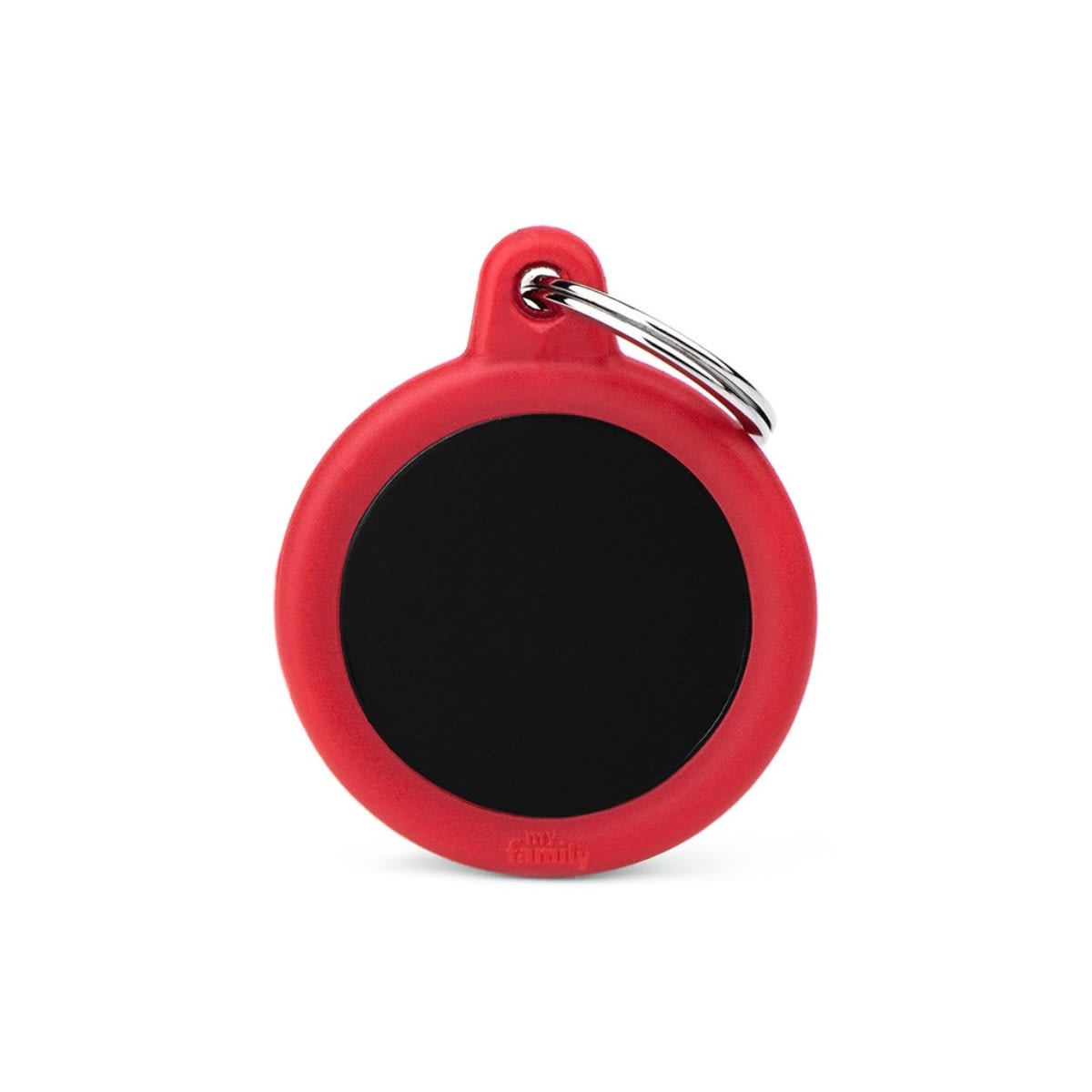 PLACA HUSHTAG ALUMINIUM CIRCLE WITH RUBBER10