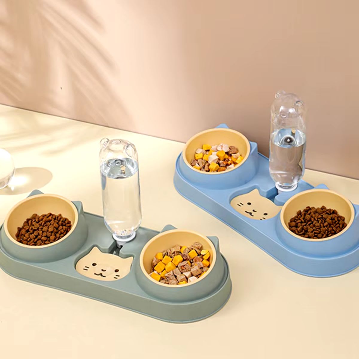 PLATO DOBLE GATO CON BEBEDERO4