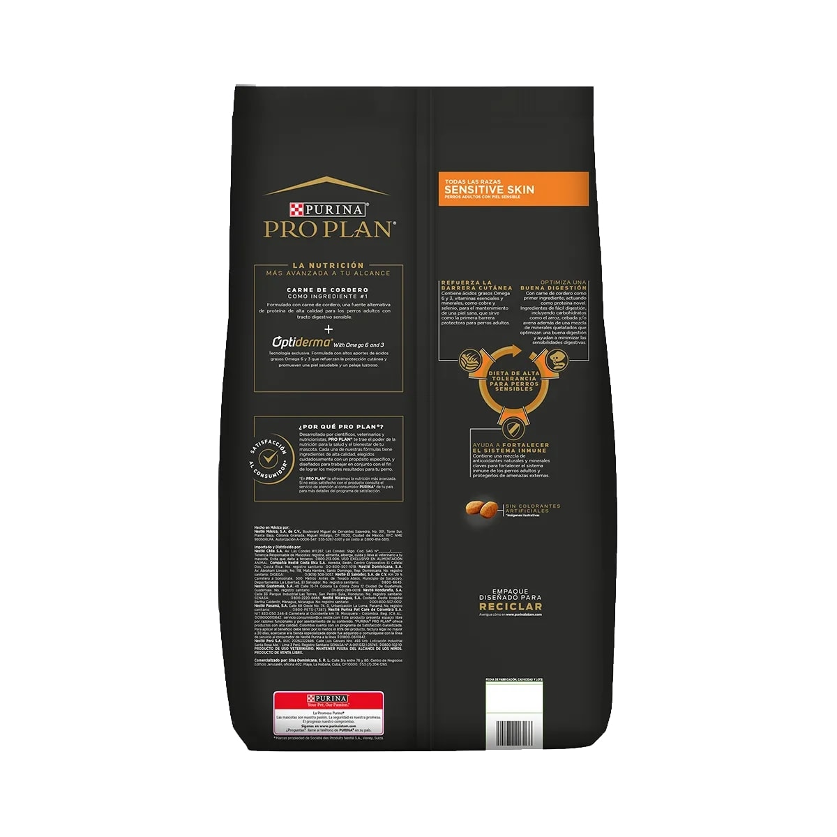 Pro Plan Adulto Piel Sensible Cordero2