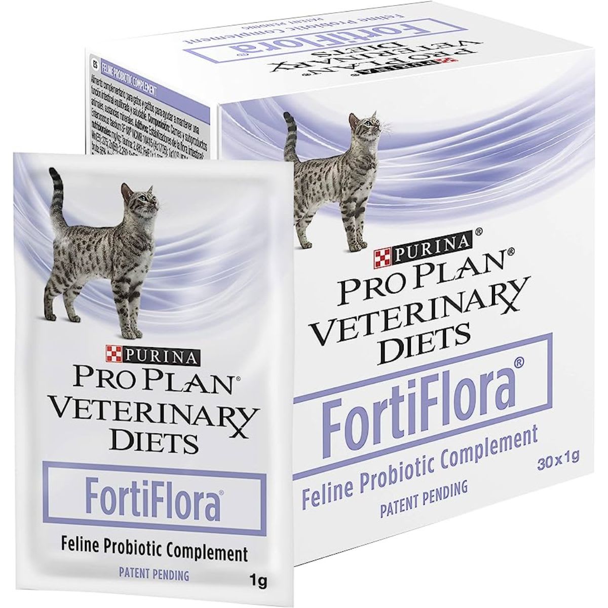 Pro Plan VS Fortiflora para gatos sobre 1 g1