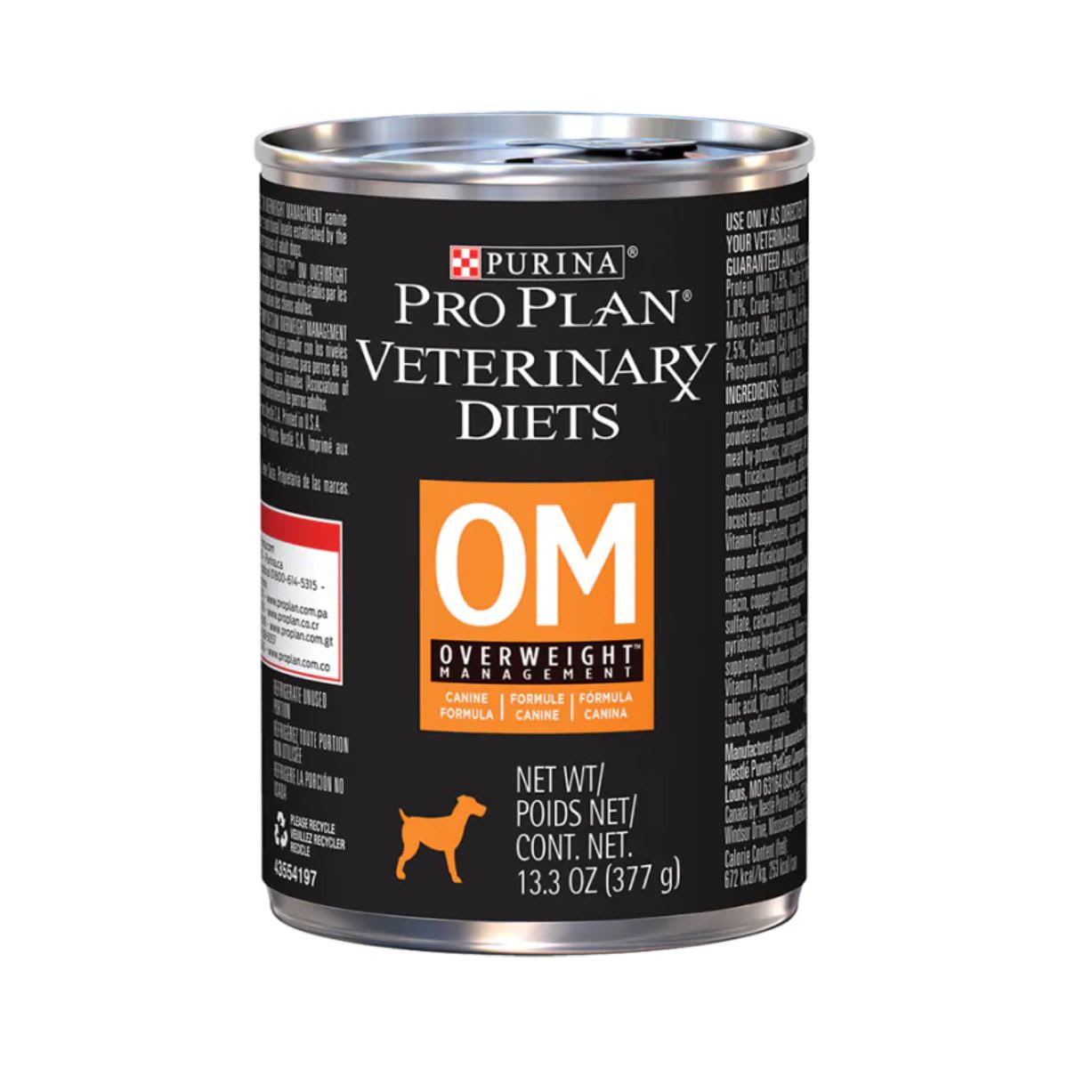 Pro Plan VD Canine OM Overweight lata 368 g2