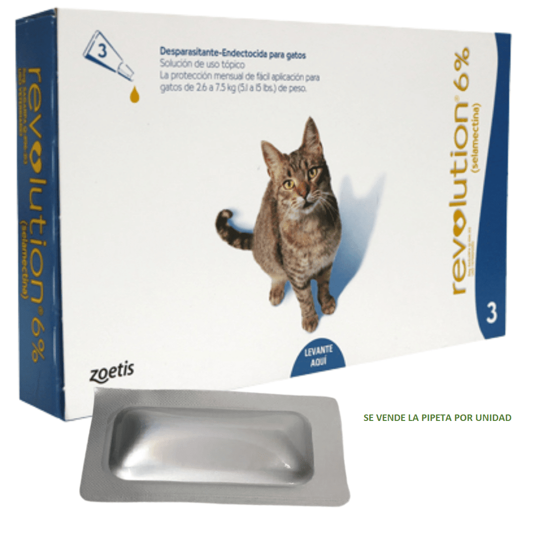 Revolution 6% para gatos y cachorros1