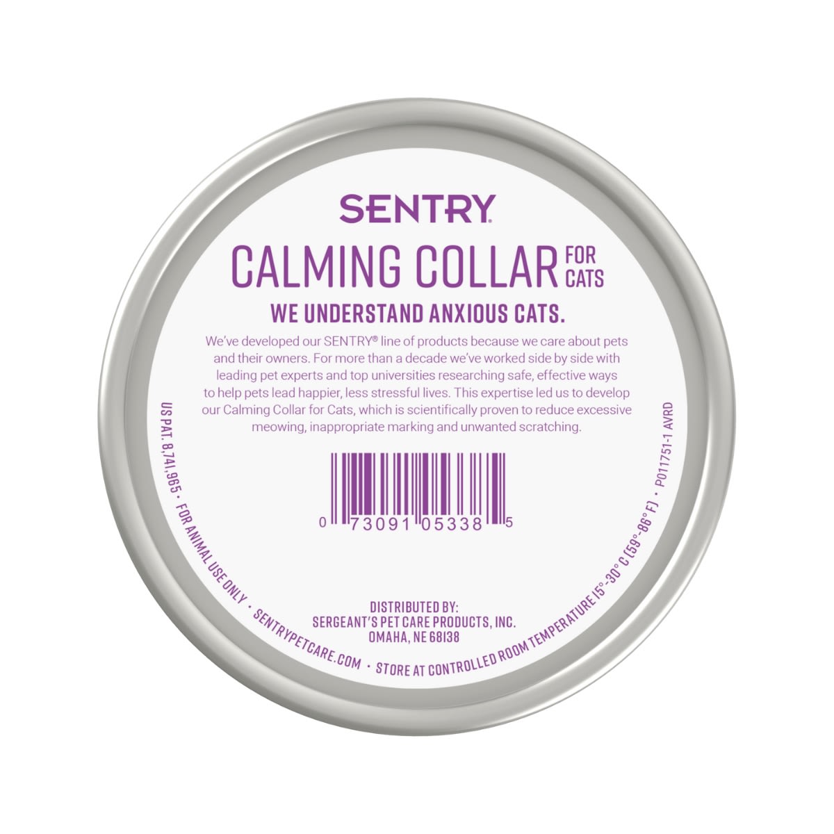 SENTRY CALMING COLLAR CAT2