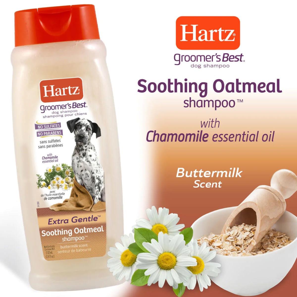 Shampoo Hartz Avena x 532 ml (18 oz)3