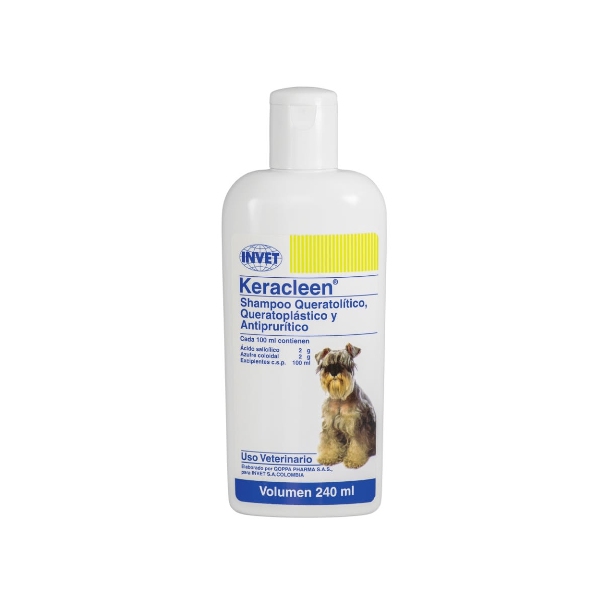 Shampoo Keracleen 240 ml (Ac. Salicílico)1