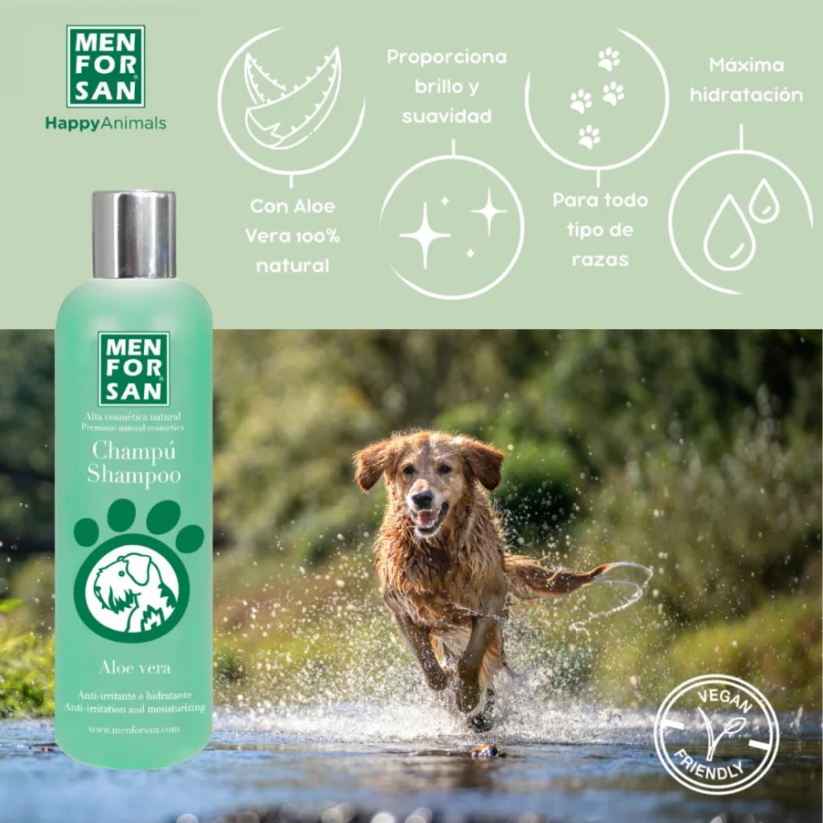Shampoo Men for san aloe vera 300 ml3