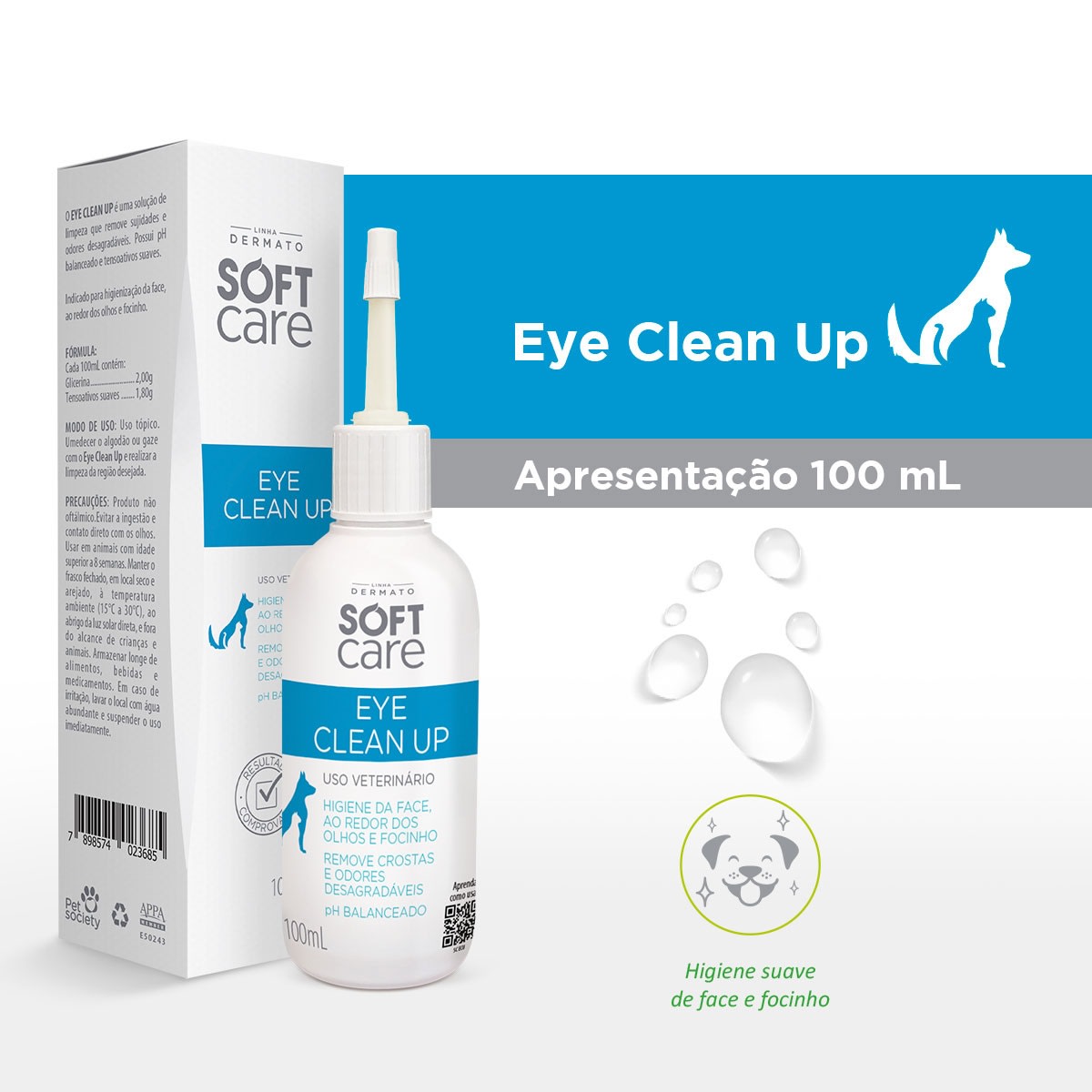 SOFT CARE EYE CLEAN UP 100 ML2