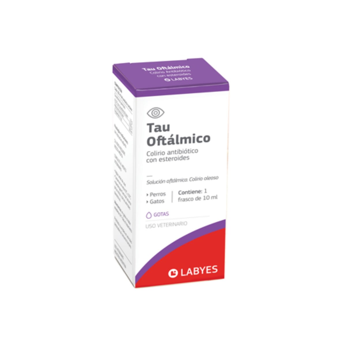 Tau Oftalmico con esteroides 10 ml1