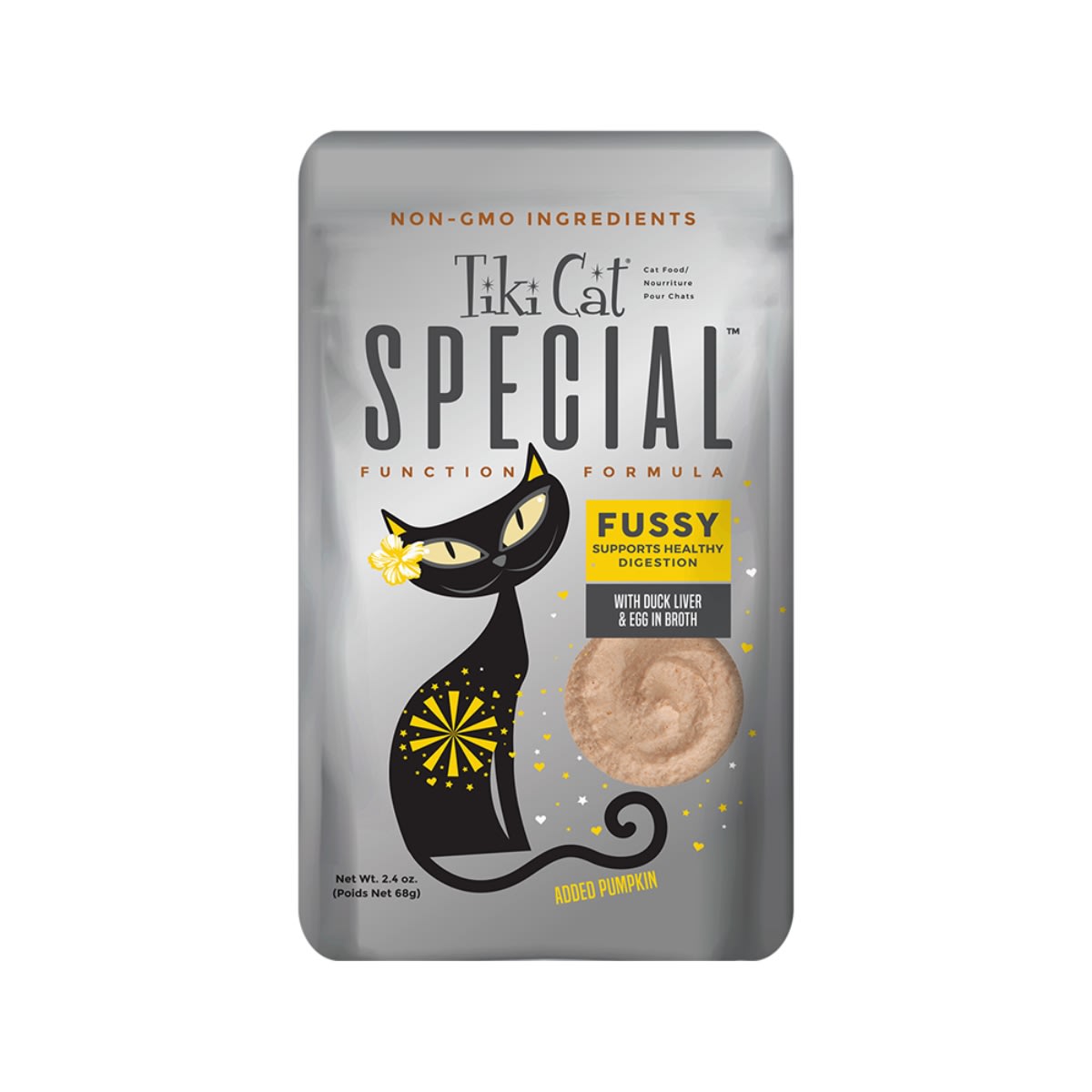 TIKI SPECIAL MOUSSE FUSSY DUCK/EGG SACHET 68 G1