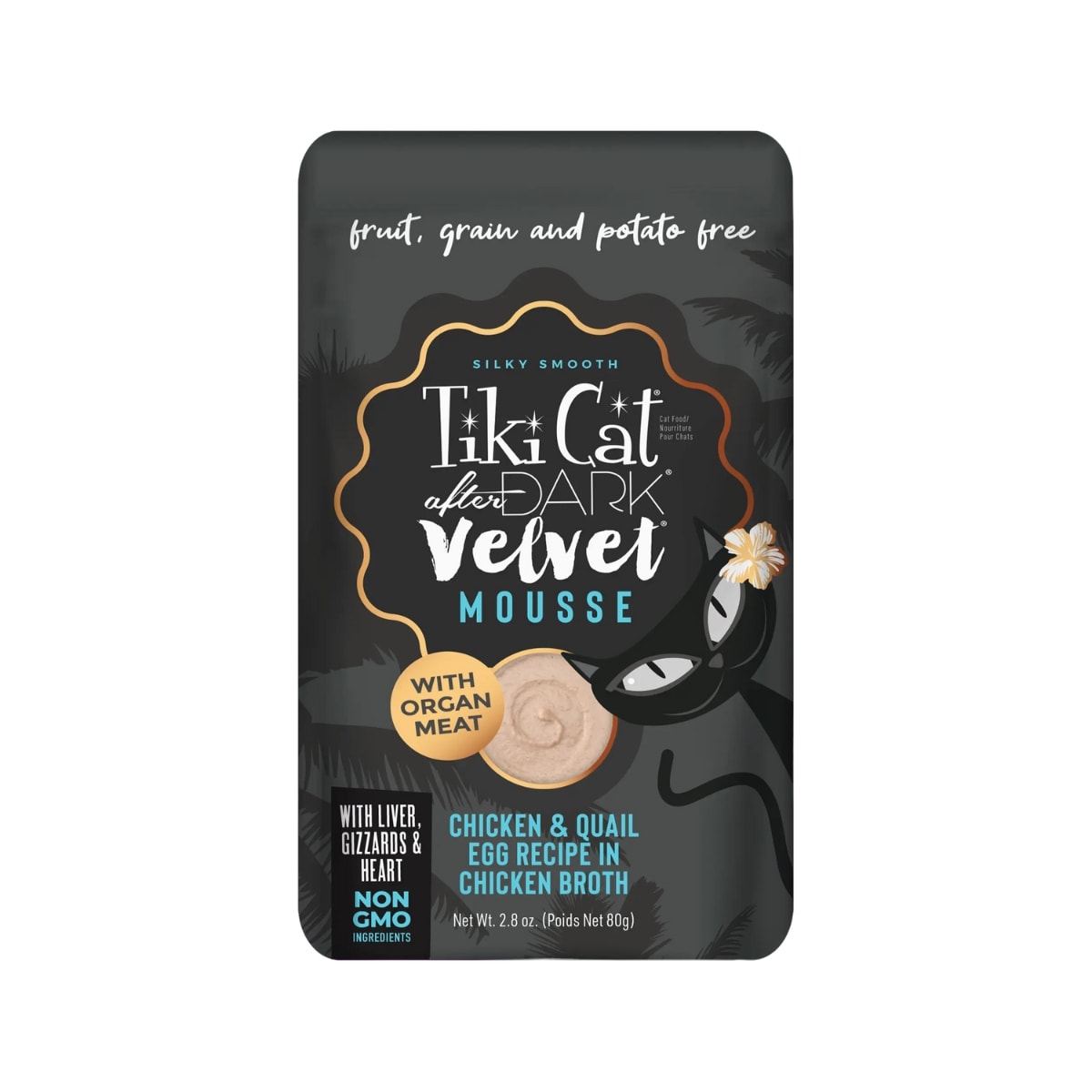 TIKI VELVET AFTER DARK MOUSSE CHICKEN/QUAIL/EGG SACHET 80 G1