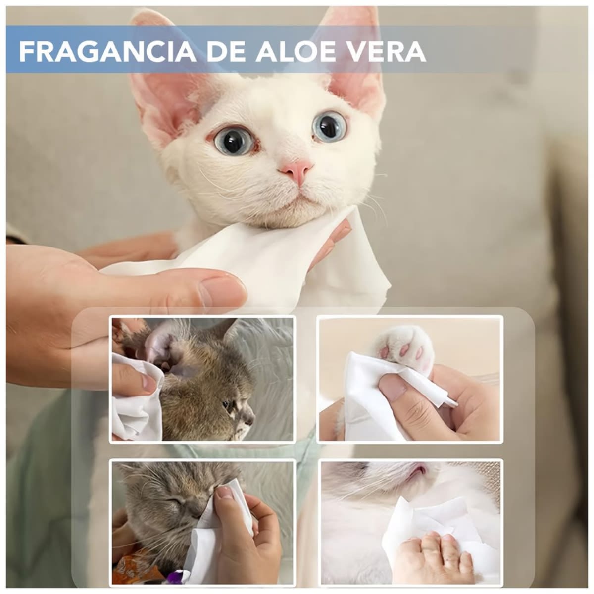 Toallas húmedas para mascotas 50 und3