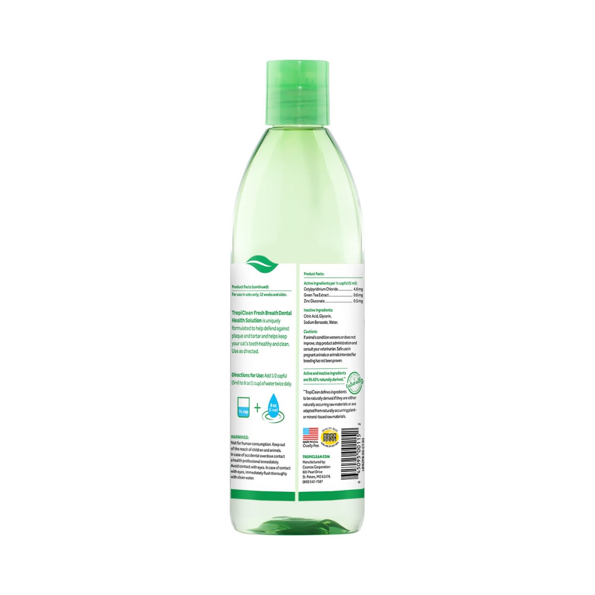 Tropiclean Aditivo para el agua para gatos2
