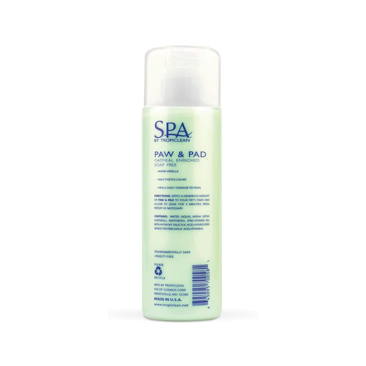 Tropiclean Spa Humectante de almohadillas 236 ml2