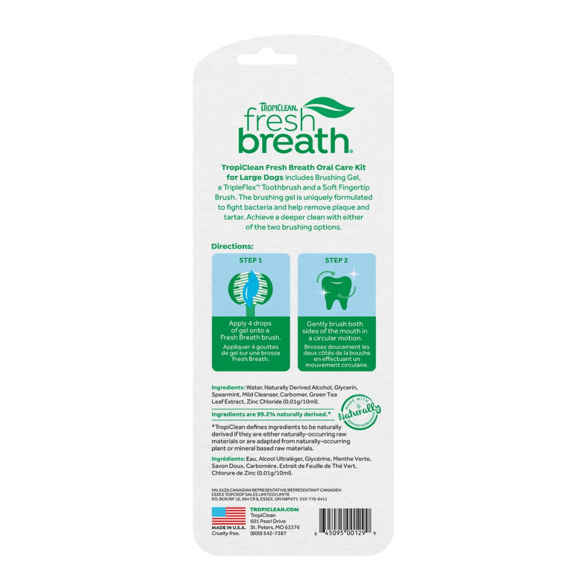 Tropiclean Kit dental canino3