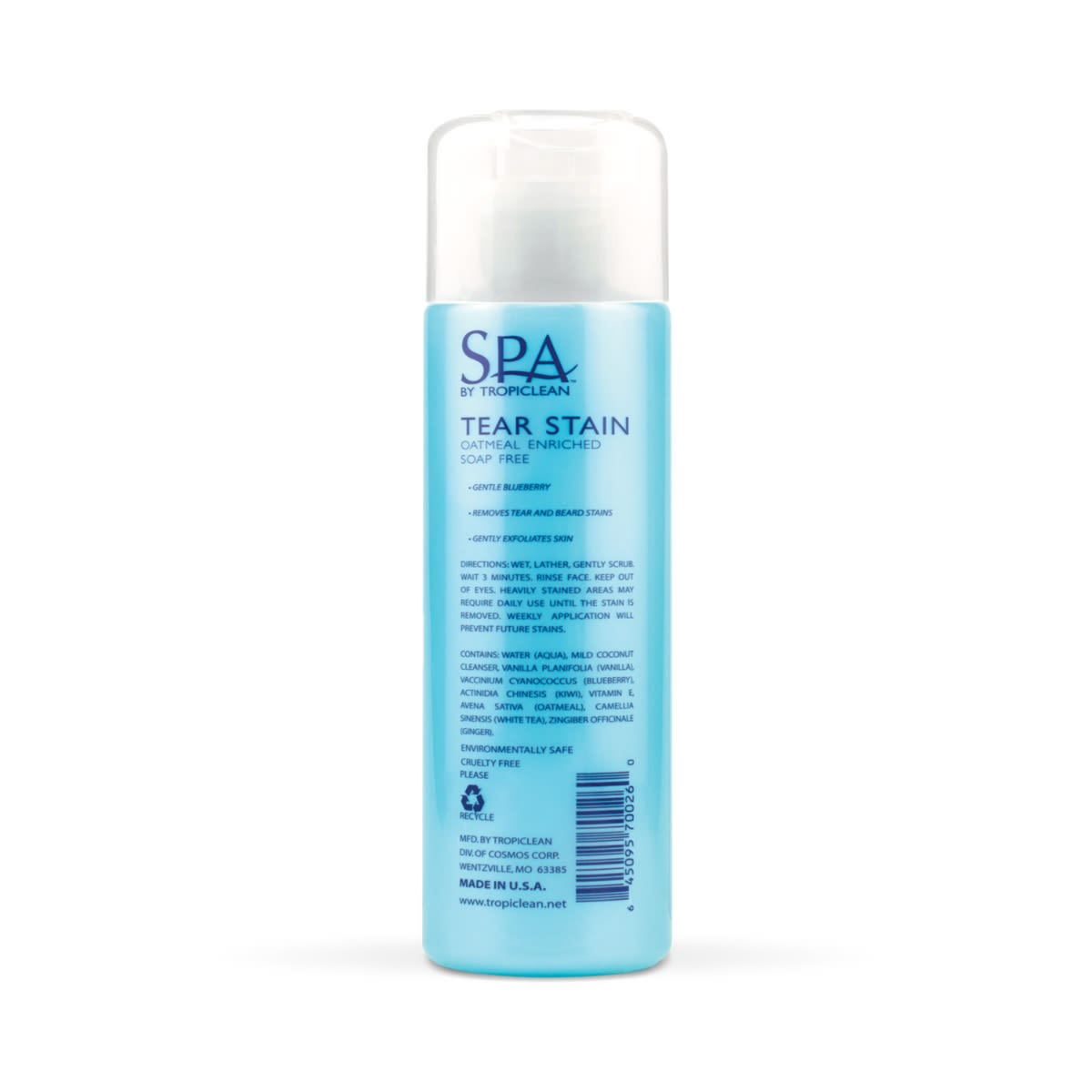 Tropiclean Spa Limpiador manchas lacrimales 236 ml2