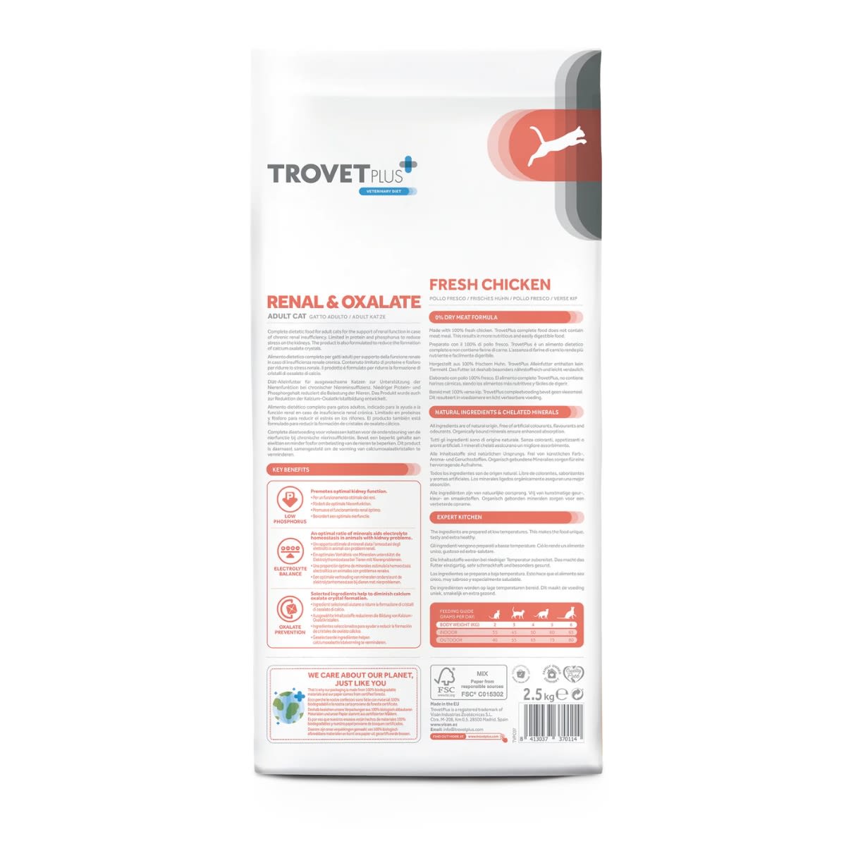 Trovet Plus Cat Renal & Oxalate Vet Diet 2.5 kg2