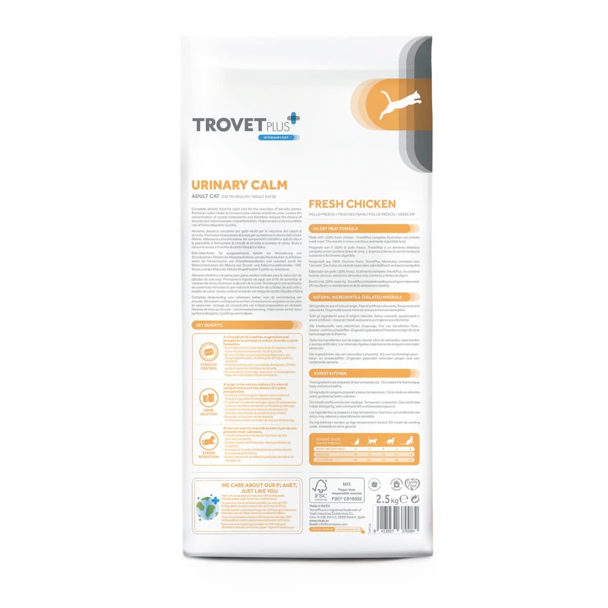 Trovet Plus Cat Urinary Calm Chicken Vet Diet 2.5 kg2