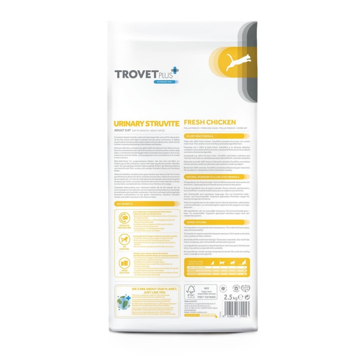 Trovet Plus Cat Urinary Struvite Vet Diet 2.5 kg2