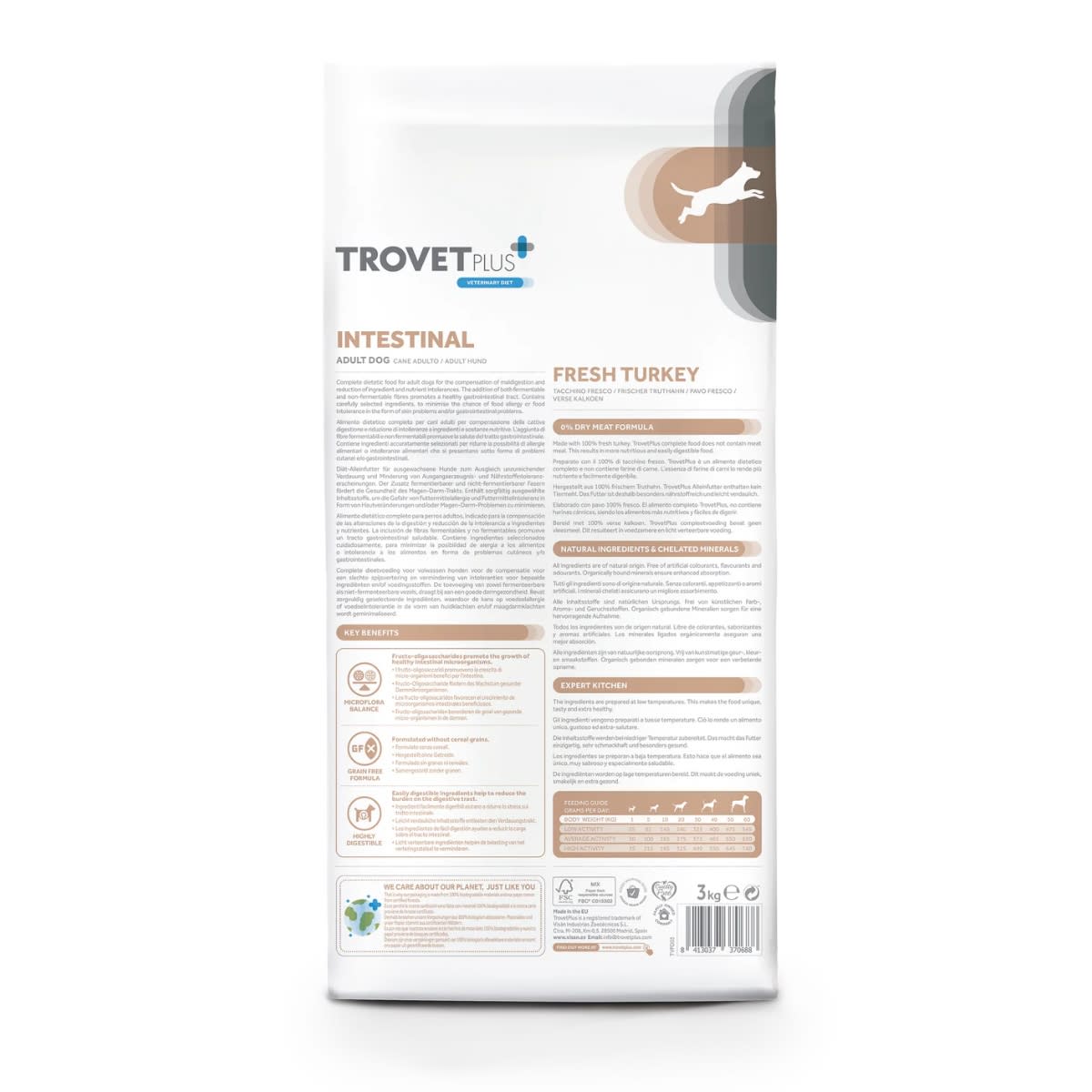 Trovet Plus Dog Intestinal Turkey Vet Diet 3 kg2