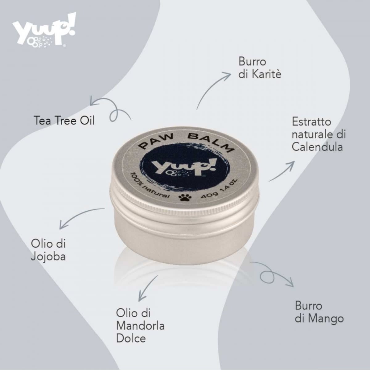 Yuup Home Paw Balm 40g3