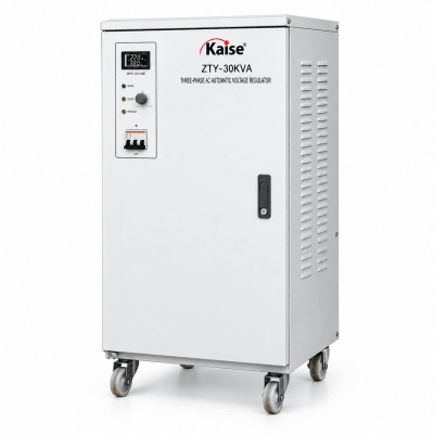 Estabilizador de voltaje trifásico Kaise ZTY 30 kVA1