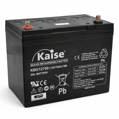 Batería GEL 75Ah 12V Kaise1