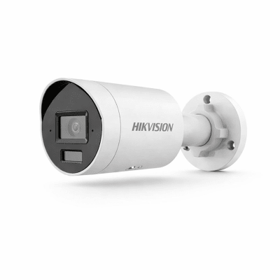 Cámara de red Bullet fija con luz híbrida inteligente Acusense de 4 MP1