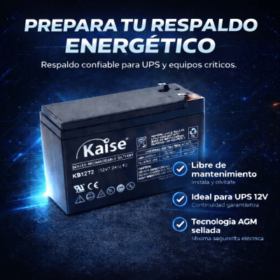 Batería AGM 9Ah 12V Kaise1